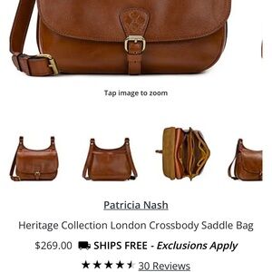 Patricia Nash Heritage Collection Tan Crossbody Bag